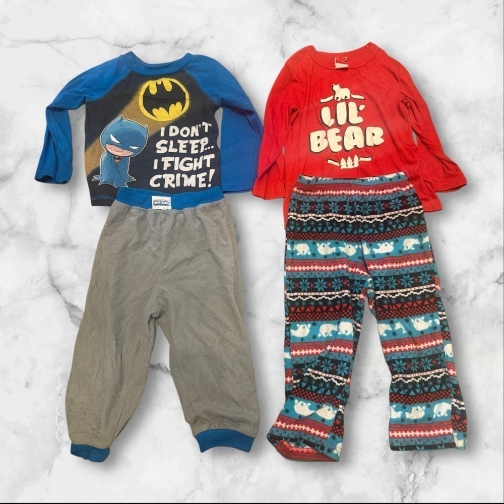 Toddler boys pajamas bundle size 2T